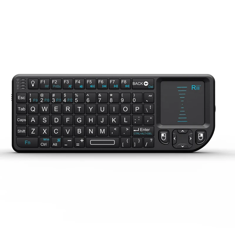 Бесплатная доставка! Rii mini k01 2.4G Беспроводная клавиатура с подсвечивающимся