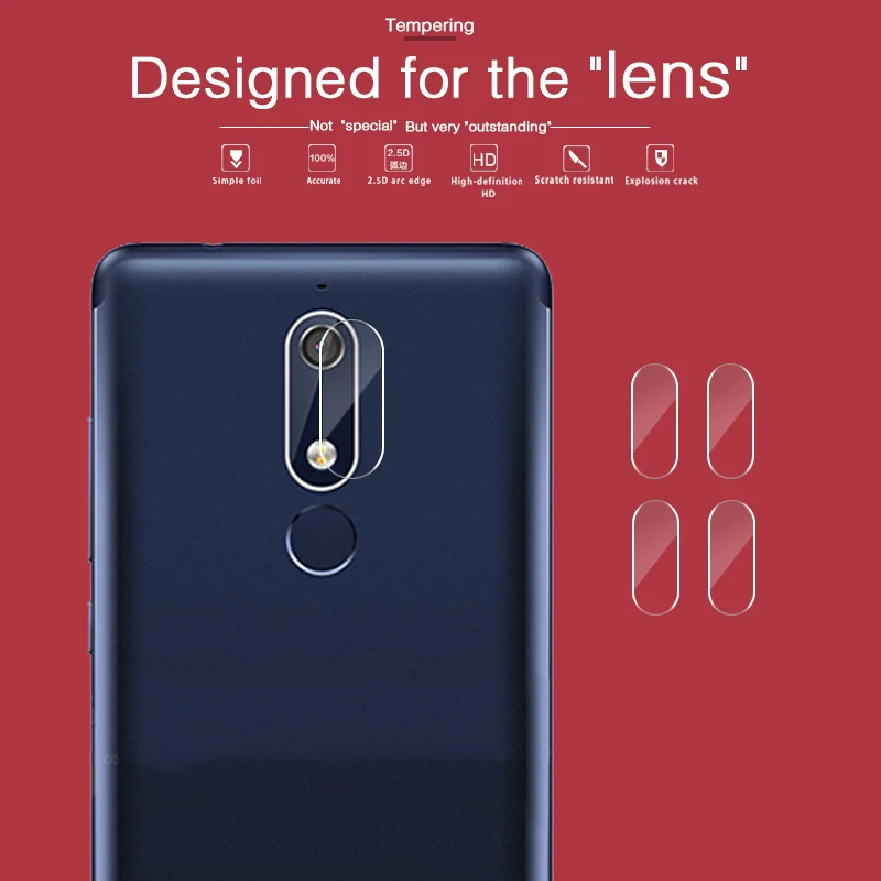 HD Задняя камера Объектив Закаленное стекло пленка для Nokia 5 2018 1 TA-1061 задняя