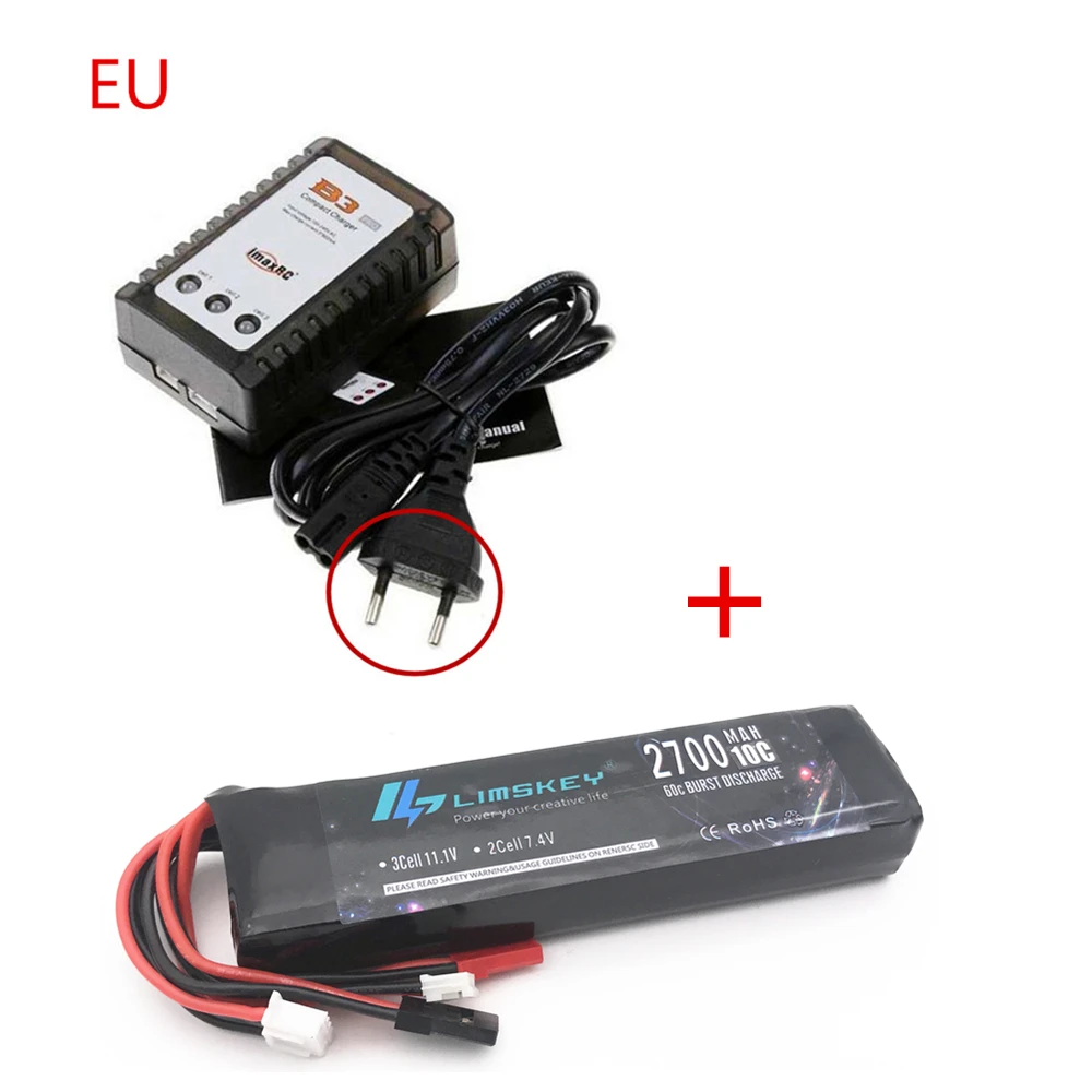 Черный 11,1 V 2700mAh 10C 3S Li-Poly RC батарея для Walkera DEVO 7 DEVO 10 DEVO12E F12E WFLY9 Радиоуправляемый передатчик AT9 AT10 - Цвет: Черный