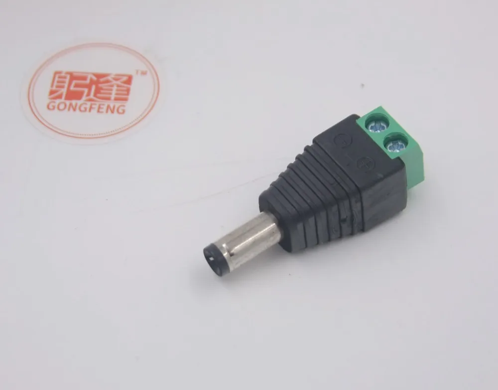 

Special HOT Free Welding Connector 2.5mm male Head DC 5.5*2.5 Adapter to monitor the welding power supply Connector 2PCS/LOTS