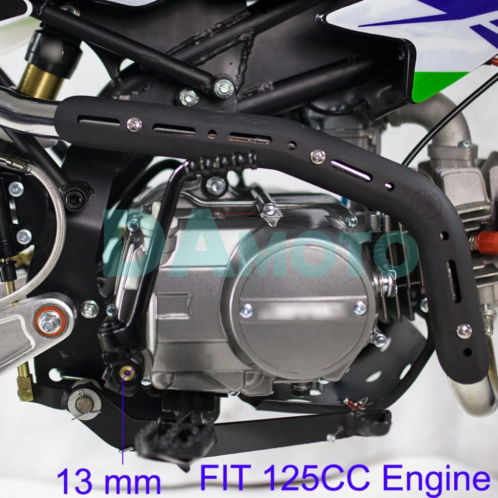 Для KAWASAKI KE KL KLX KX KDX KZ 125 175 200 250 Кроссовый питбайк мотовездеход квадроцикл хром