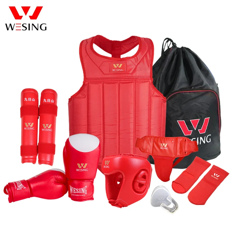 Набор экипировки для занятий боевыми нарядами Wushu Sanda 8 шт. оборудование