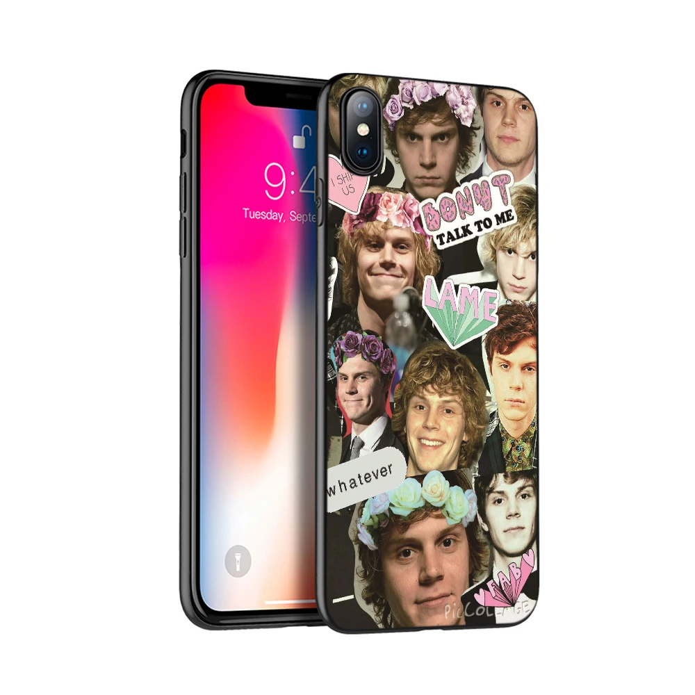 Черный чехол из термопластичного полиуретана для iphone 5 5s SE 2020 6 6s 7 8 plus x 10 силикона