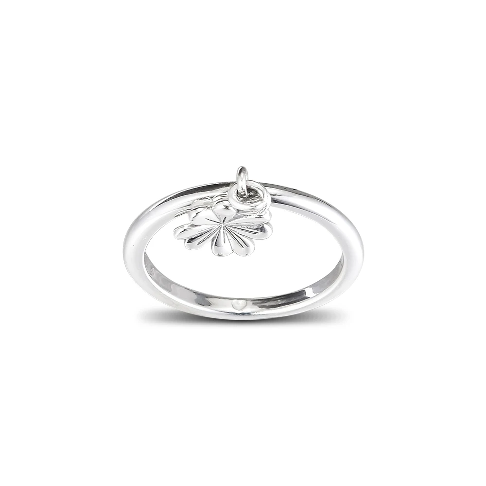 

Hanging Clover Rings 100% 925 Sterling-Silver-Jewelry Free Shipping
