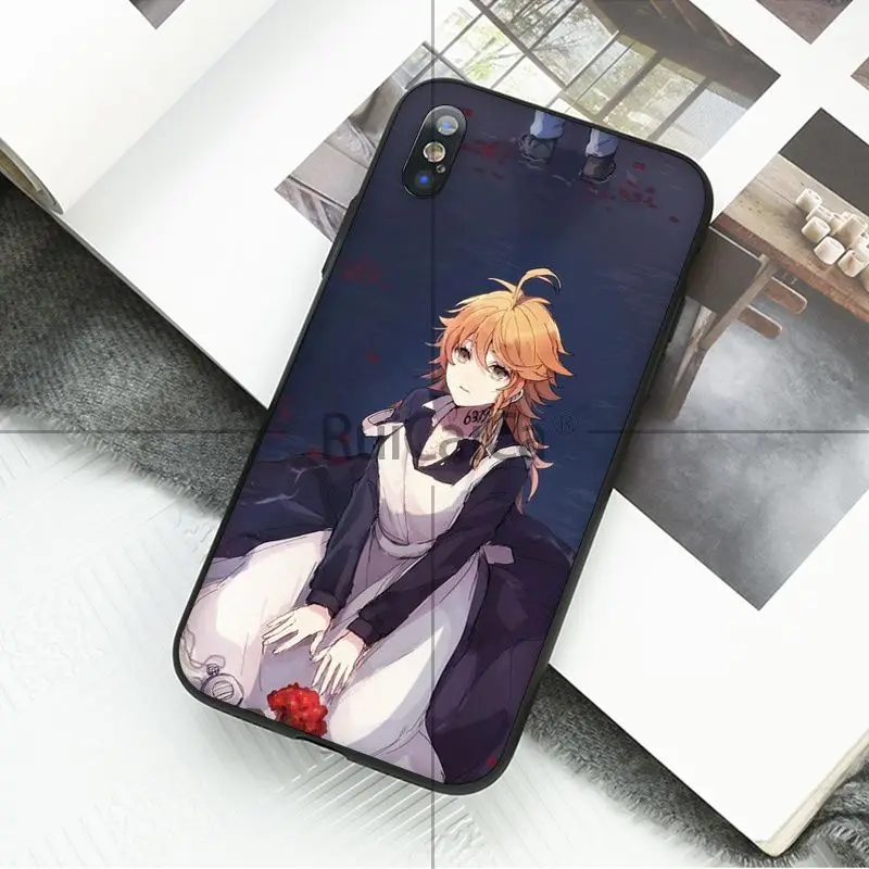 Ruicaica обещанный Neverland новое поступление черный чехол для мобильного телефона iPhone 8
