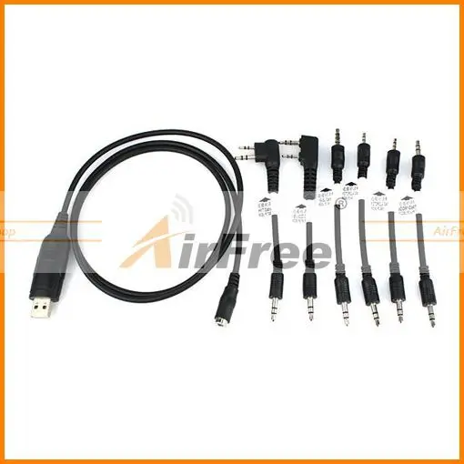 6 в 1 USB программирующий кабель адаптер для Motorola ICOM BAOFENG PUXING KENWOOD YAESU Radio|yaesu radio|motorola