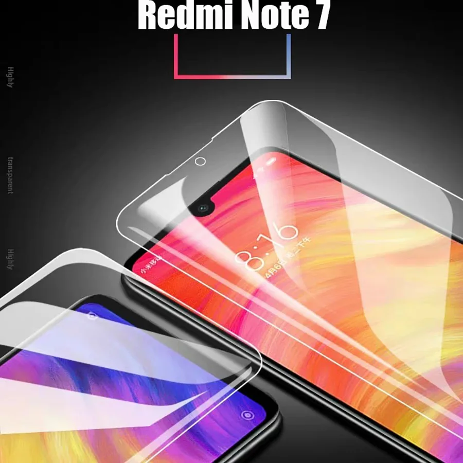 11D изогнутая Передняя Задняя пленка из мягкого ТПУ для Xiaomi Redmi Note 7 Гидрогелевая
