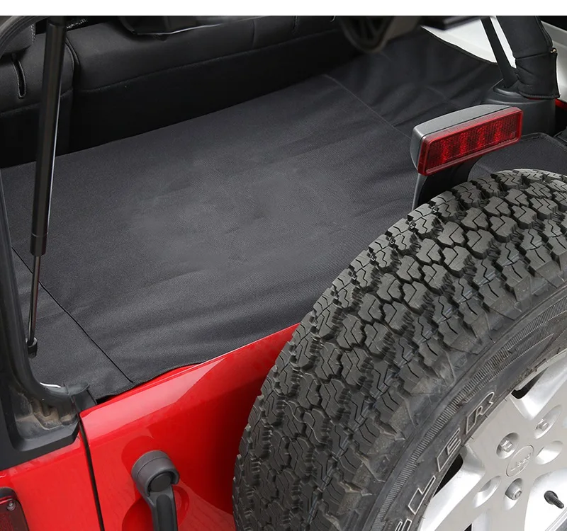 BAWA укладка багажника сетка для Jeep Wrangler JK 4 двери 2007- багаж Перевозчик занавес автомобиля сетки-держатели в Багажник автомобильный Органайзер