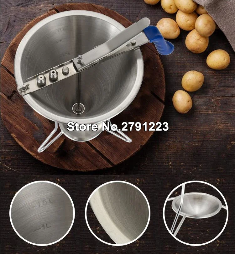 1.5Л нержавеющая сталь масляная Воронка такояки Осьминог кухонная инструмент для