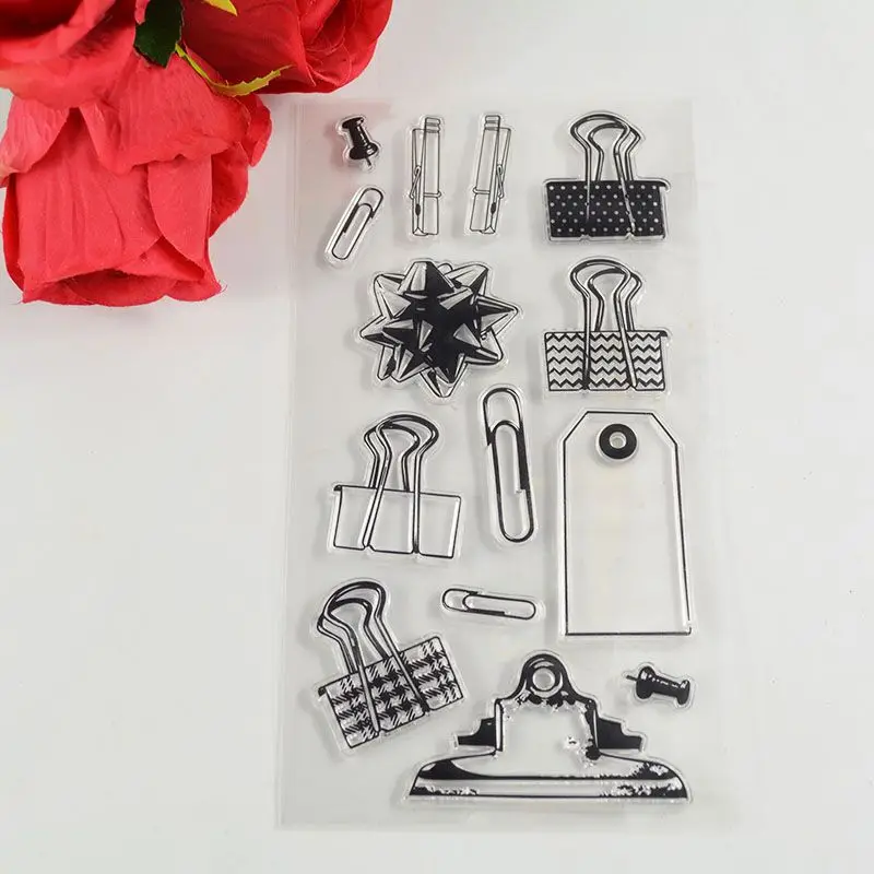 Канцелярские прозрачные штампы/силиконовые уплотнения для DIY скрапбукинга