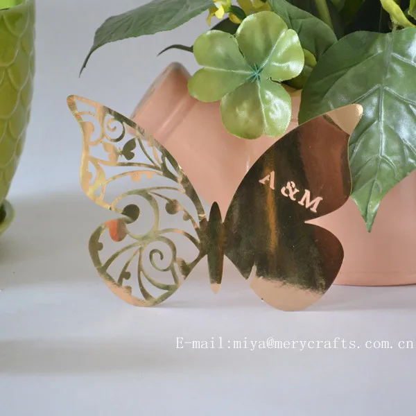 

butterfly theme products,butterflies decorations, butterfly laser cut place cards/wine glass butterfly decorations/party favors