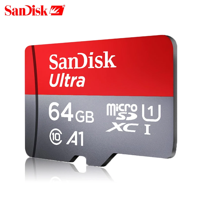 Оригинальный sandisk Micro SD карты Class10 памяти 16 ГБ 32 64 128 200 256 400 100 МБ/с. памяти|Карты