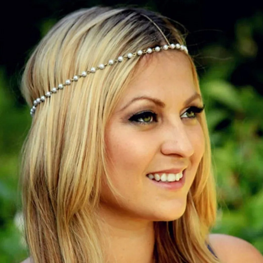 Женские аксессуары для волос свадебные жемчужные ободки винтажные