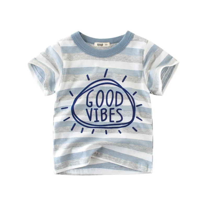 

Summer Cartoon Car Short Sleeve T Shirt Baby Boys Girls T-Shirt Kids Children Casual Clothing Tee Cotton Clothes