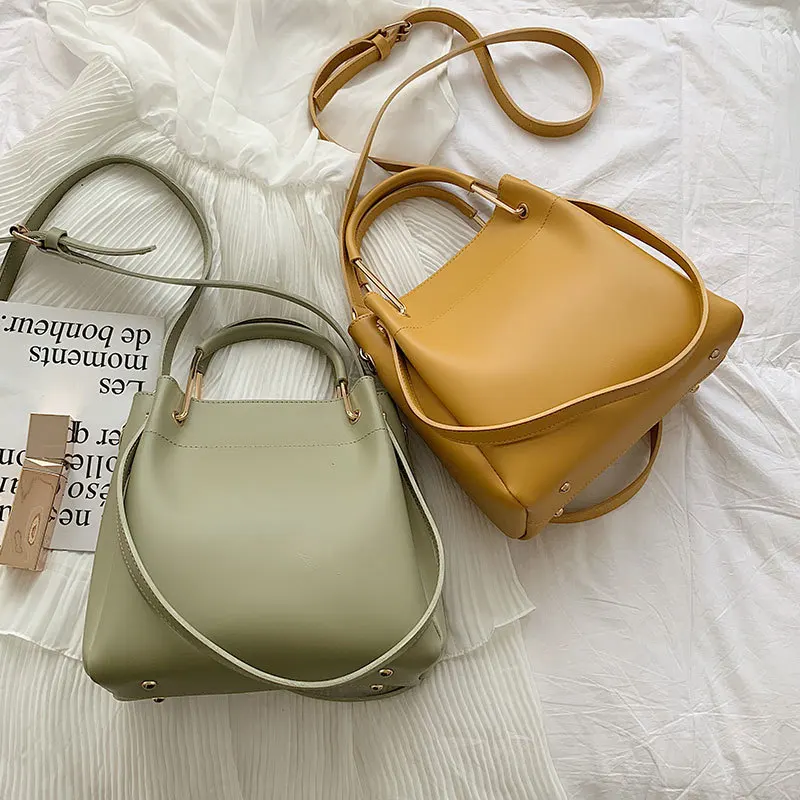 Простая стильная сумка-мессенджер 2019 новые качественные кожаные сумки высокого