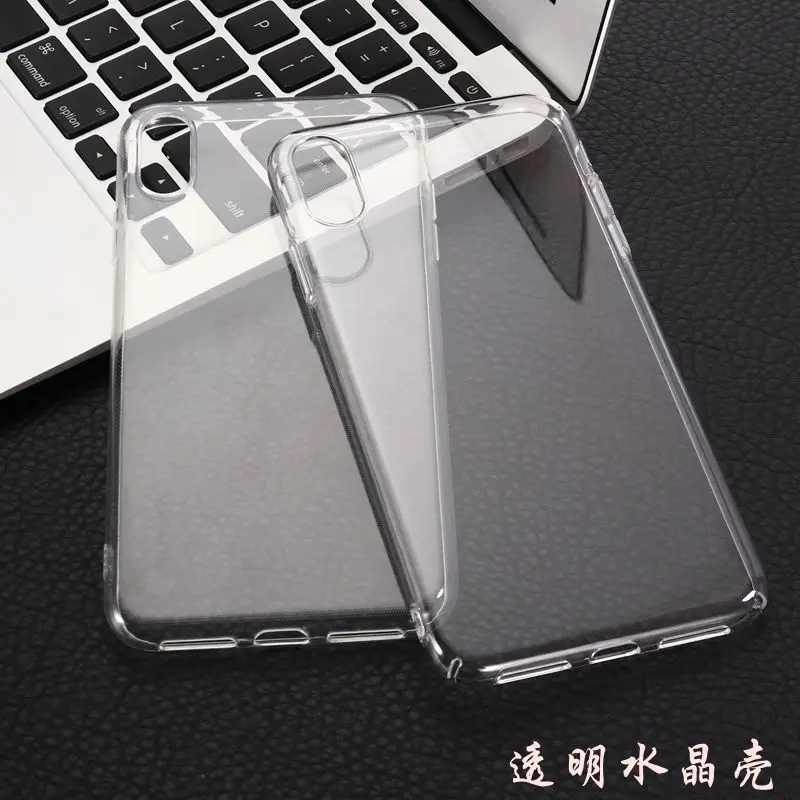 Crystal transparent PC case for iphone Xs Xr soft tpu X Max coque Perfect fit Anti-knock pc phone cover |