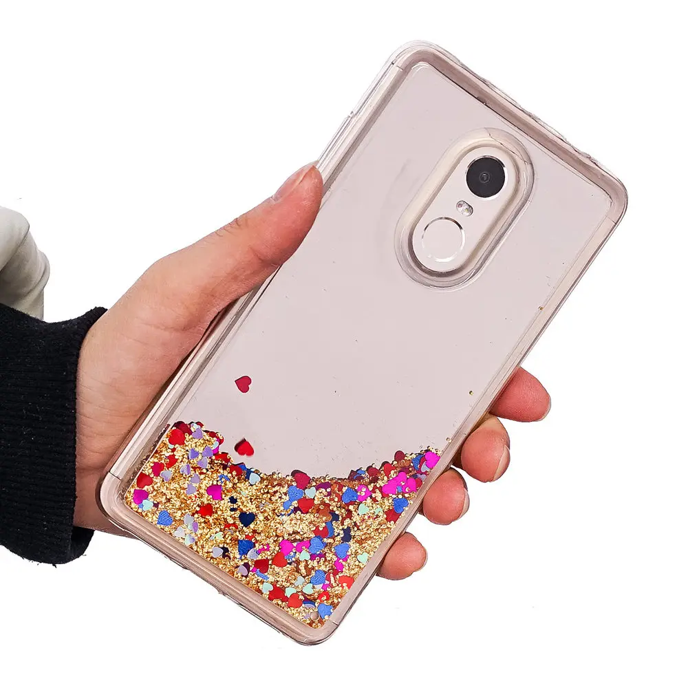 Чехол с зеркальной вспышкой и звездой для Xiaomi Redmi Note 4 Note4 силиконовый чехол жидким