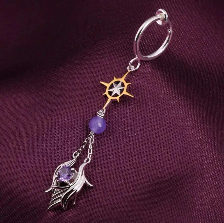 Серьги гвоздики Sakura Yukito Tukisiro модные женские серьги каффы ювелирные изделия в