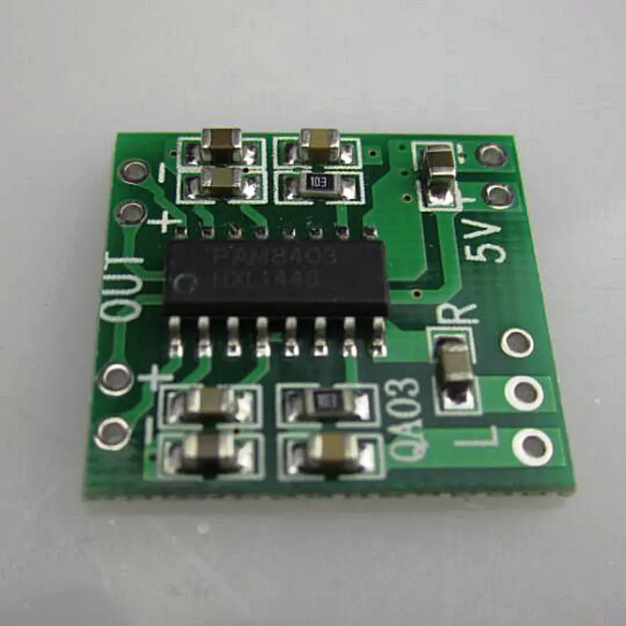 5 шт./лот PAM8403 Супер мини цифровой усилитель мощности совет миниатюрный класс D