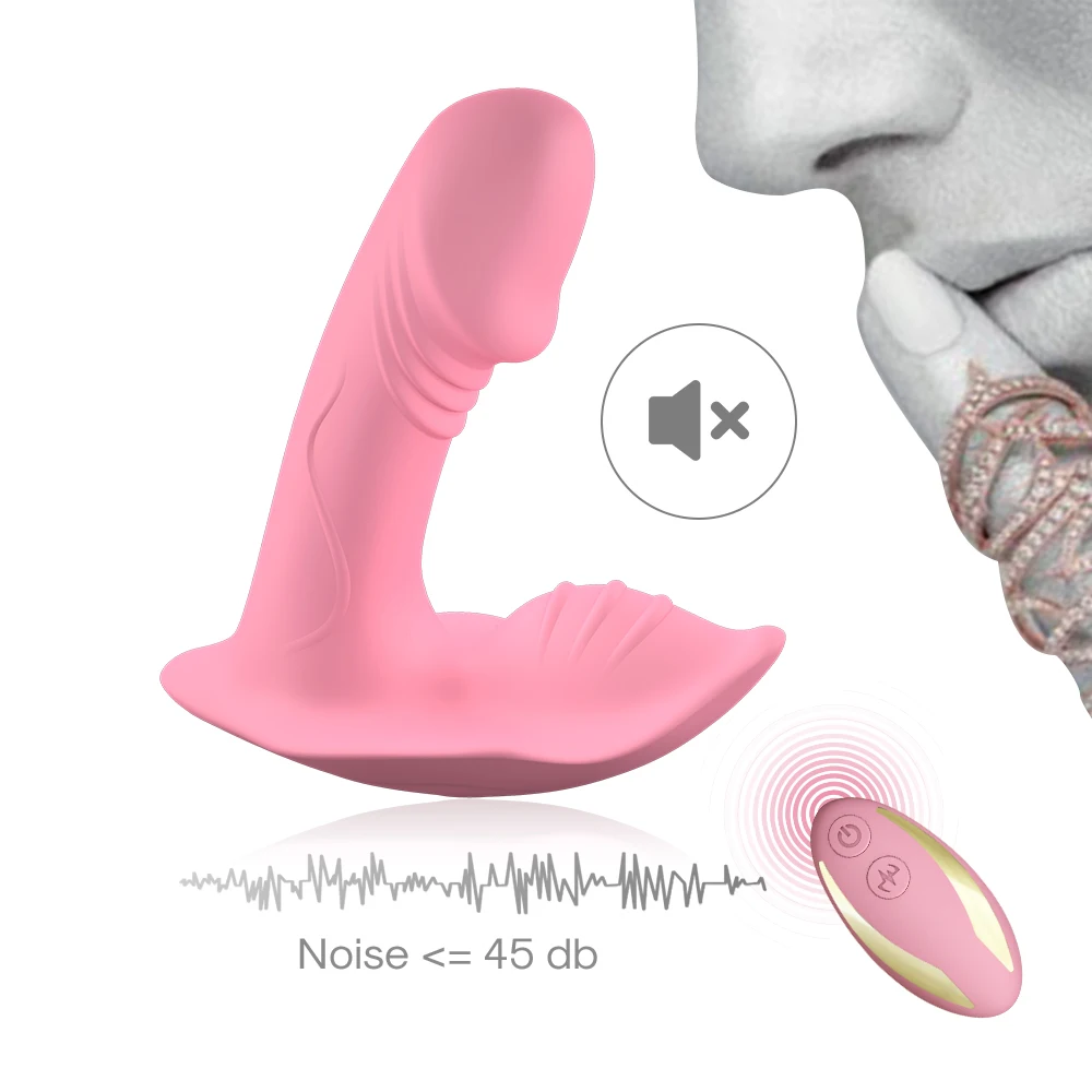 HISO носимое белье с бабочками фаллоимитатор вибратор беспроводной пульт