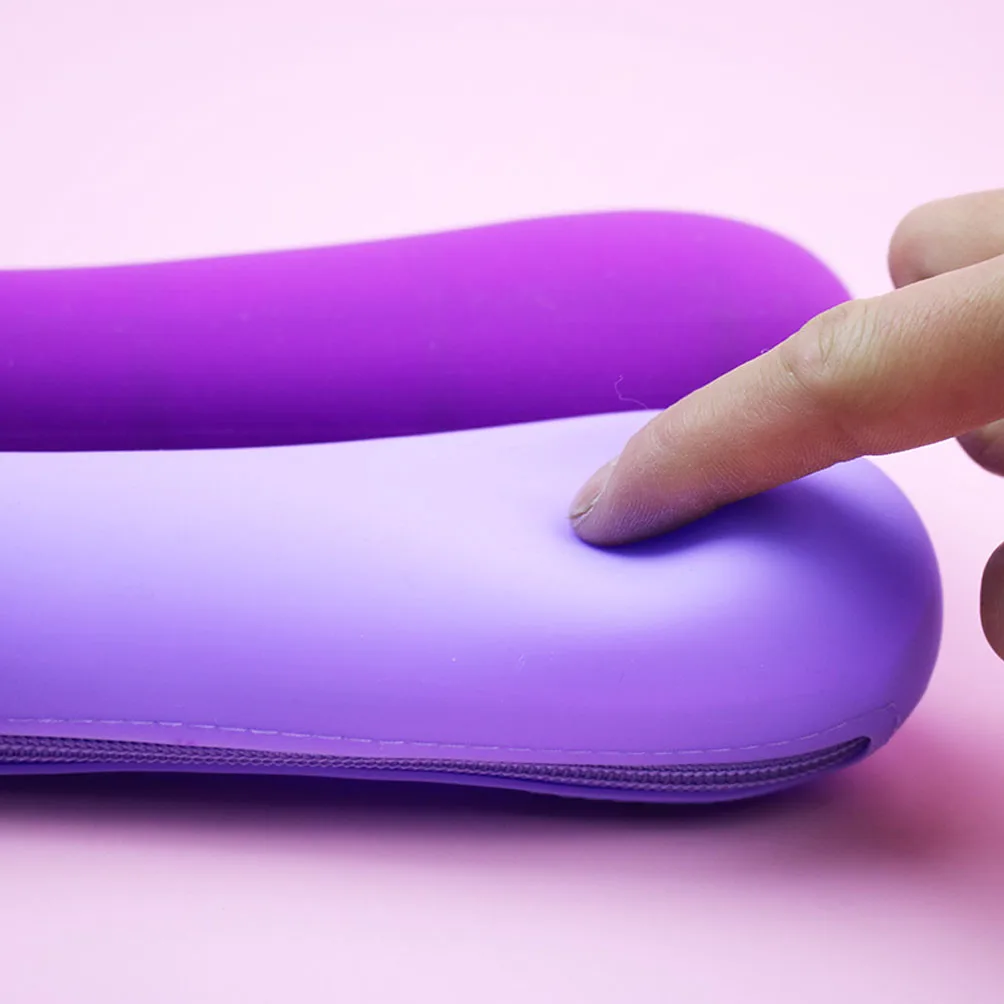 Креативные баклажаны Bean pod ручка в форме силиконовой ручки мешок студенческий карандаш мешок первичная и вторичная школьная Канцелярия; Карандаш Чехол