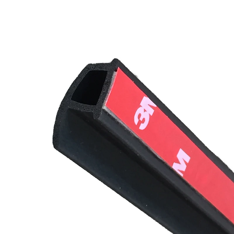 

Universal P Type Car door sealing strip Auto edge Rubber Waterproof Dustproof Noise insulation strip Sound proofing with 3M Gule