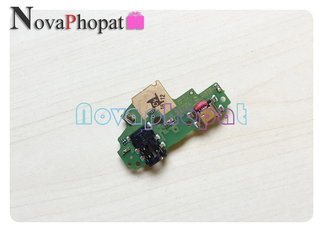 Novaphopat для huawei P Smart/Enjoy 7s зарядное устройство Порт usb разъем для зарядки подключите микрофон с гибким кабелем Замена+ отслеживание