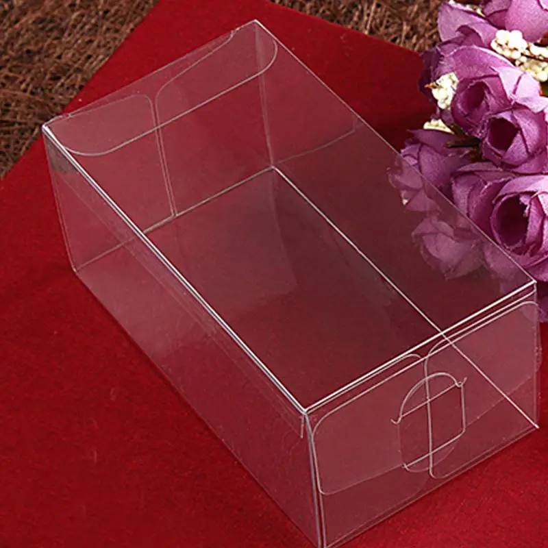 200pcs 6x9x15 Jewelry Gift Box Clear Boxes Plastic Box Transparent Storage Pvc Box Packaging Display Pvc Boxen For Wed/christmas