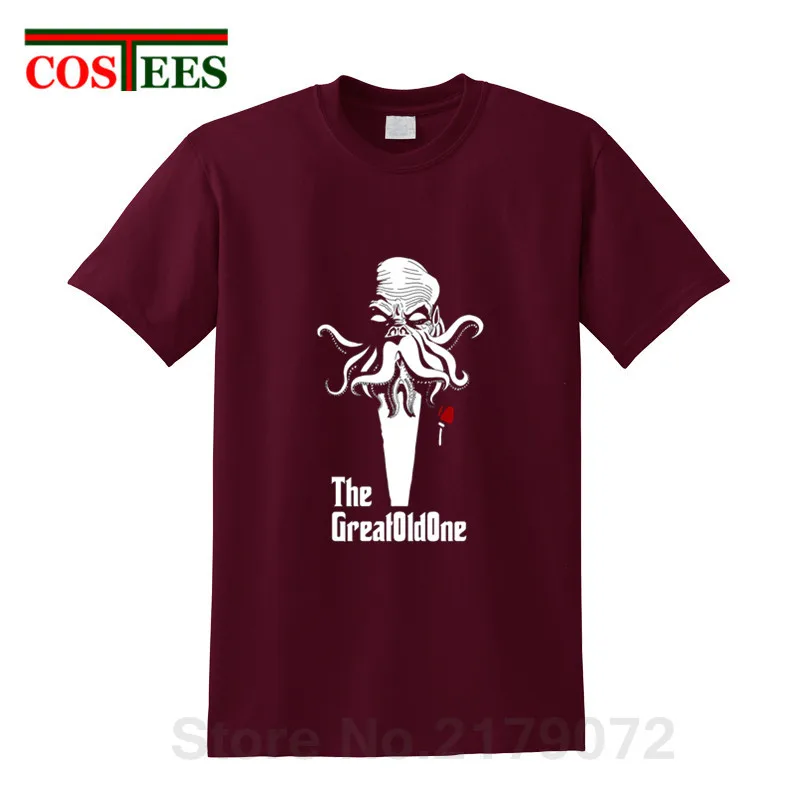Мужская футболка с короткими рукавами и круглым вырезом The Great Old One Cthulhu