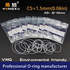 Уплотнительное кольцо VMQ, водонепроницаемая прокладка из силикона, толщина 1, 5 мм, OD323334353840444550*1,5 мм, 5 шт.