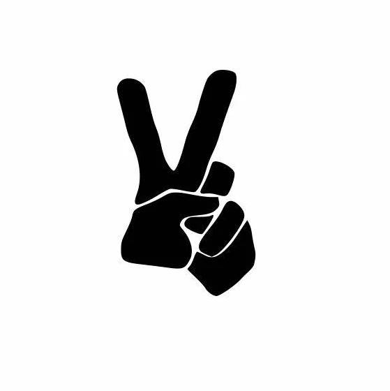 Автомобильная наклейка на лобовое стекло с символом мира|Наклейки автомобиль| |