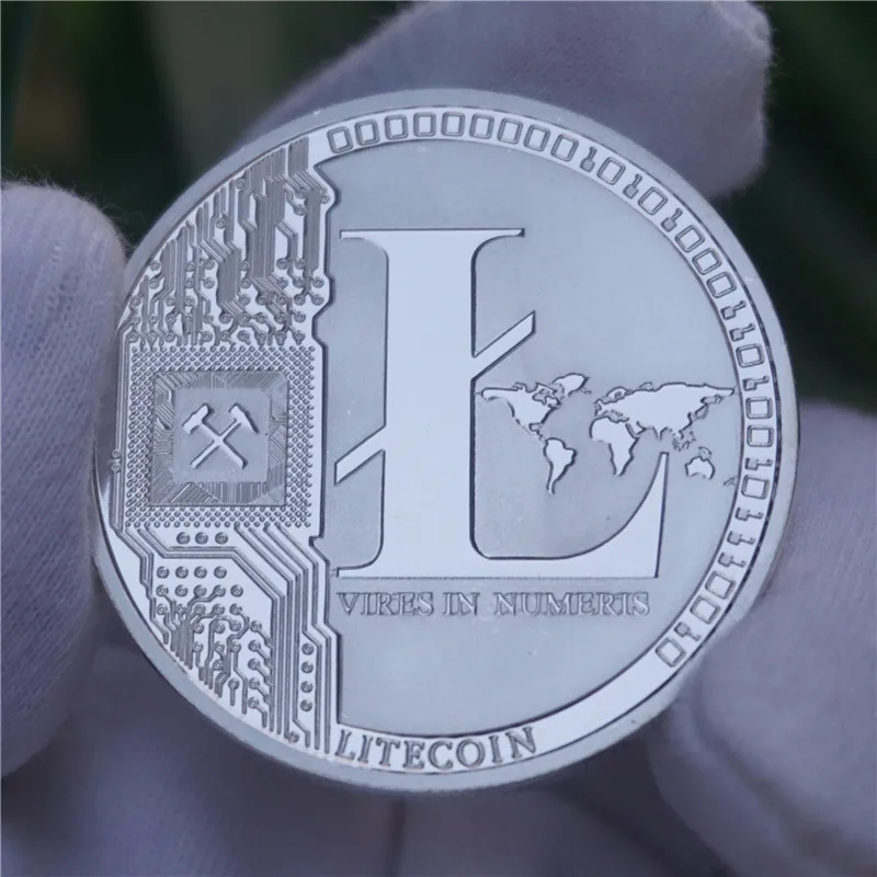 TITAN One Физические Bitcoins биткоин Позолоченные Монеты МЕДАЛЬ США США ВЕЛИКОБРИТАНИЯ ЕВРО ДОЛЛАР ДЕНЬГИ ЦИФРОВОЙ LITECOIN okcoin ЗНАКИ биткоин - Цвет: litecoin