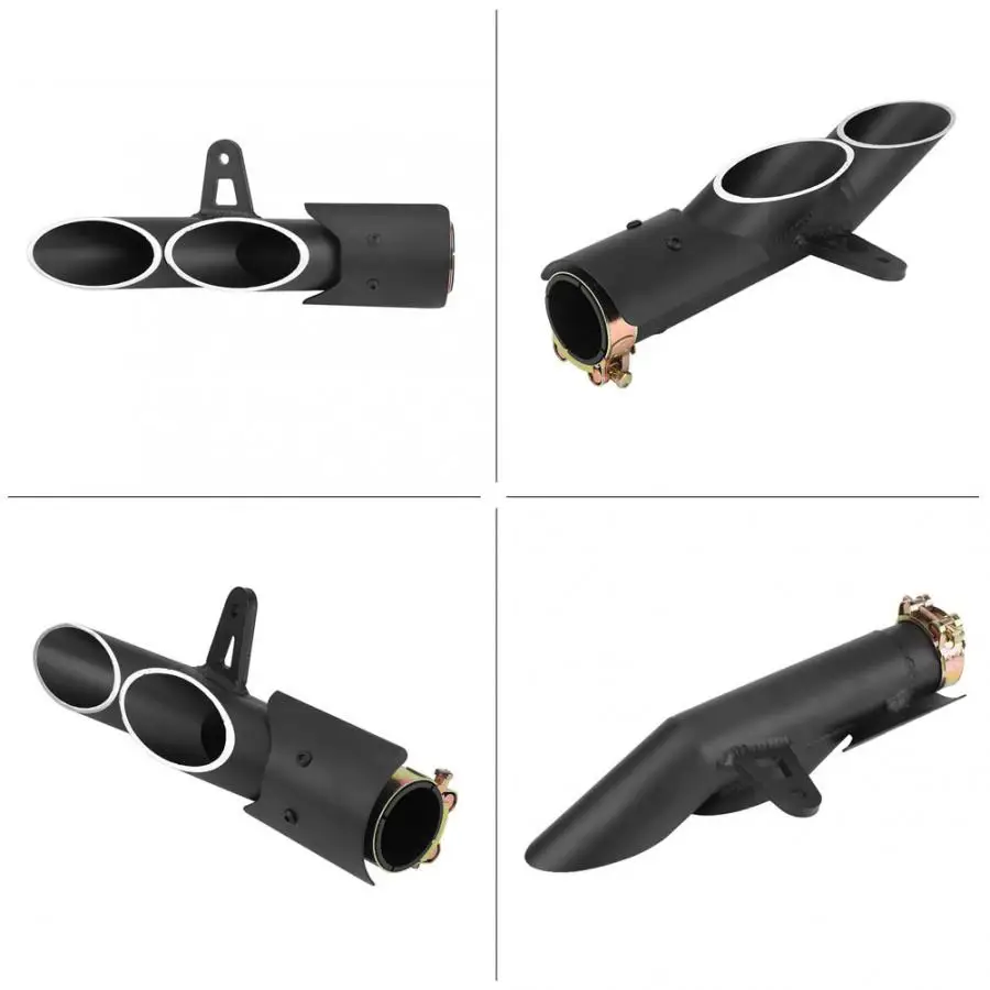 Для Yamaha YZF-R6/Suzuki GSX-R/BMW S1000RR/Honda CBR250RR мотоцикл двойной выход выхлопной трубы