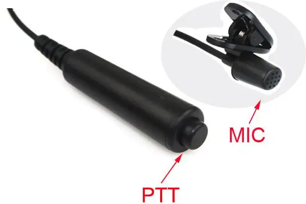 XQF гарнитура акустическая Воздушная трубка наушник PTT для Kenwood TK 3107 радио UV 5R 5RA 5RE