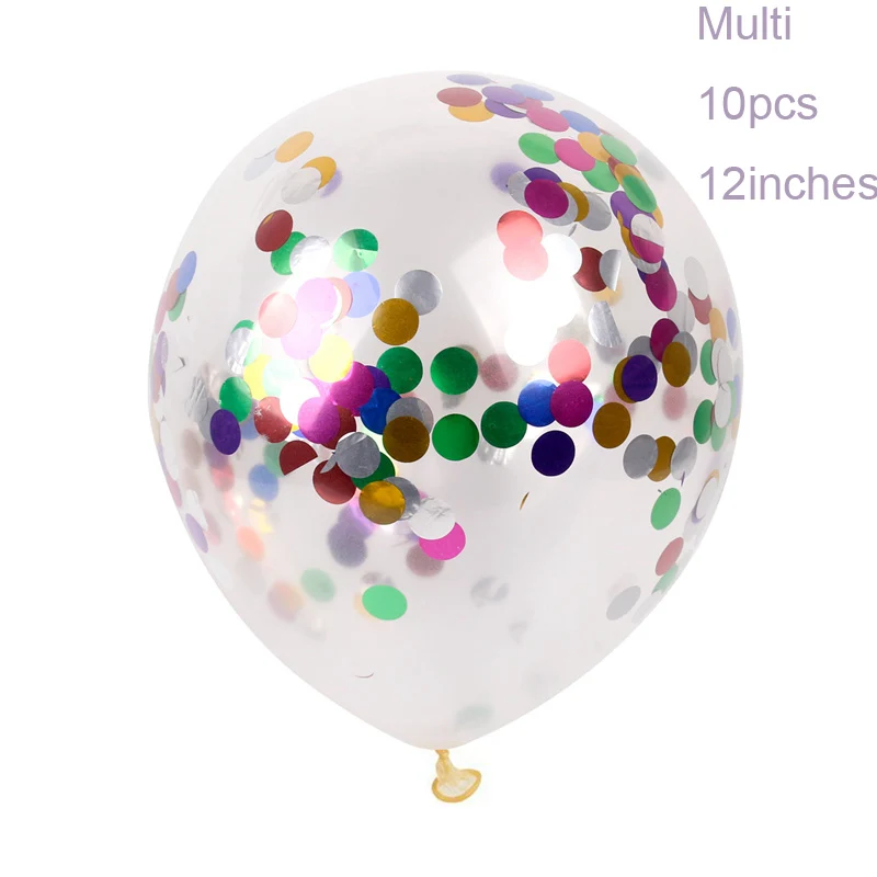 Multi Foil Confetti FENGRISE Золотой воздушный шар "Конфетти" Свадебные шарики для день рождения воздушные шары вечерние шары декоративные шары для дня рождения Юбилей - Цвет: Multi Foil Confetti