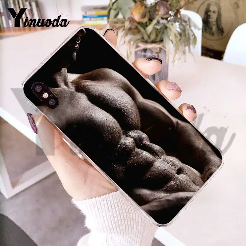 Yinuoda для iphone 7 6 X чехол темный комикс сексуальный фитнес мускулистый мужской гей чехол для телефона для iphone 8 7 6 6S Plus X 5 5S SE 5C 4 4S