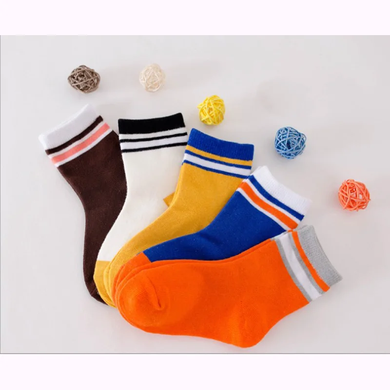 Носки для маленьких девочек детские носки унисекс из 80% хлопка 5 10 пара/лот Новое