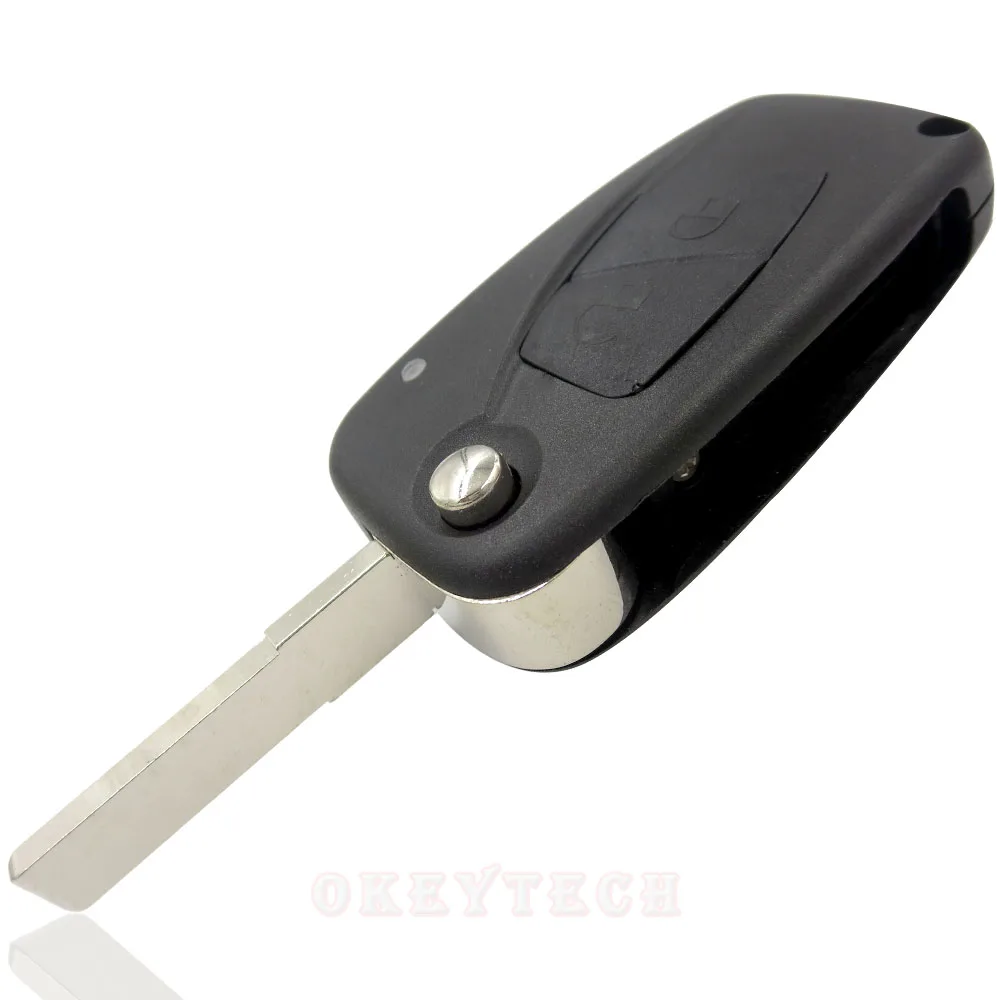 Сменный корпус для автомобильного ключа OkeyTech с 2 кнопками Fiat Panda Idea Punto Stilo Iveco