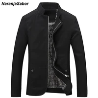 naranjasabor mens brand clothing 2020 spring autumn mens casual jackets cotton outerwear mens coats trench male windbreaker 5xl