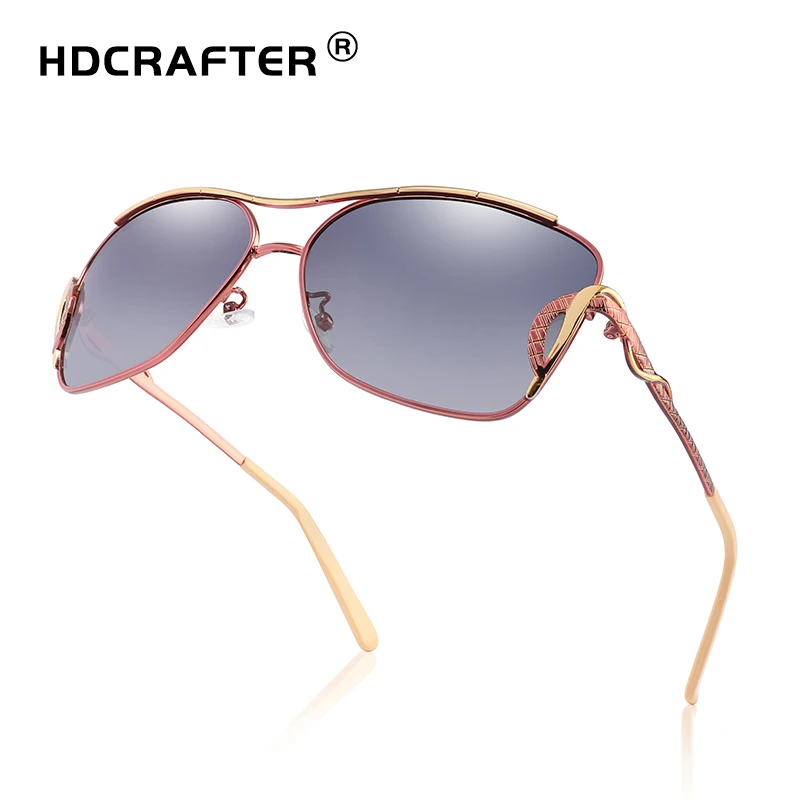 HDCRAFTER солнцезащитные очки для женщин поляризационные Ретро стиль Бабочка Модные