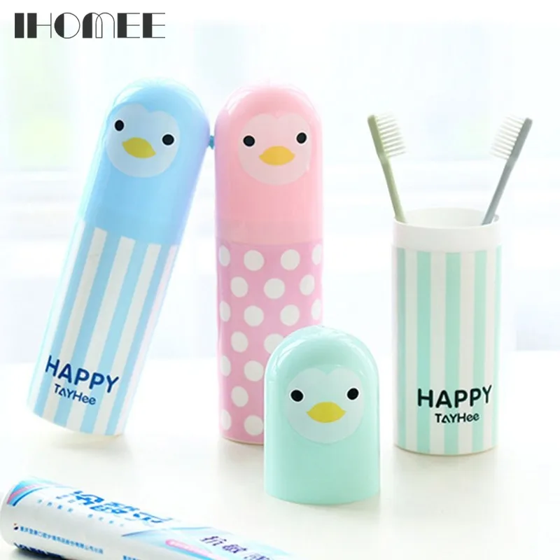 Ihomee полотенце Кисть для макияжа держатель для зубной щетки чехол для путешествий походная зубная паста Мульти Чехол для хранения аксессуары для ванной комнаты 18Z15