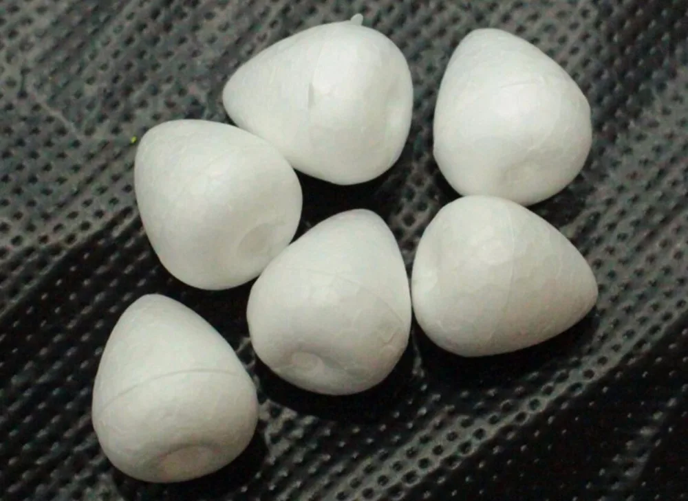 

200pcs 25mm White Foam Rose Bud For Nylon Flower DIY Material Home Decoration Flower Accessories