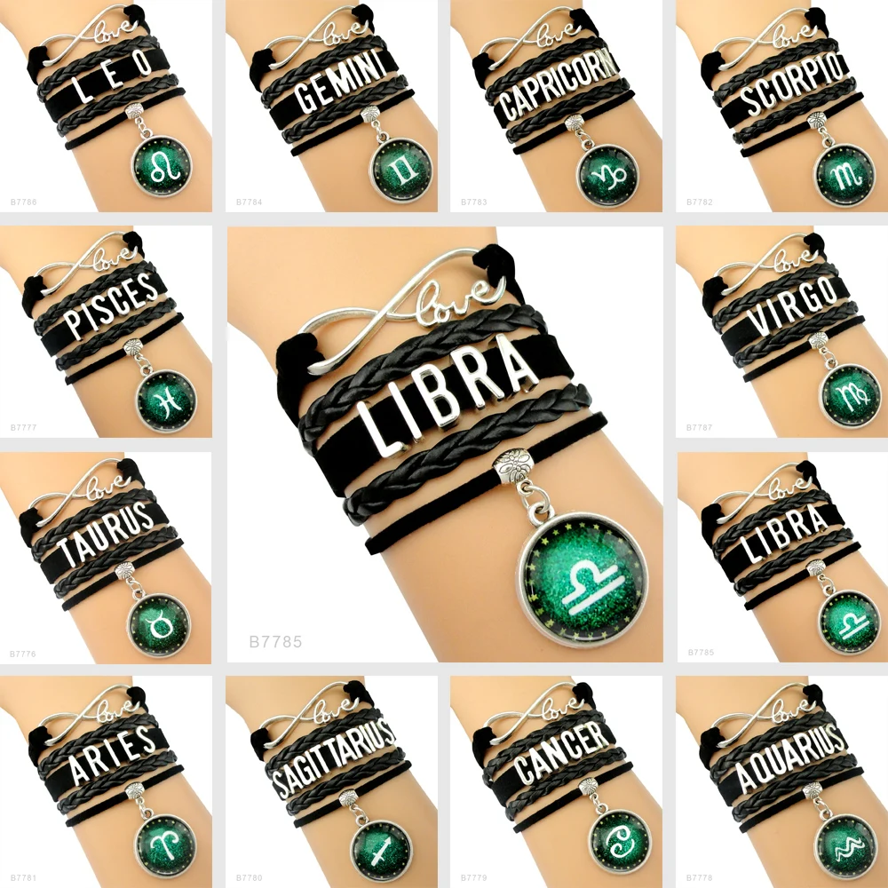 Знаки зодиака Овен Телец Лев Дева Скорпион Стрелец Козерог Водолей рыбы браслеты