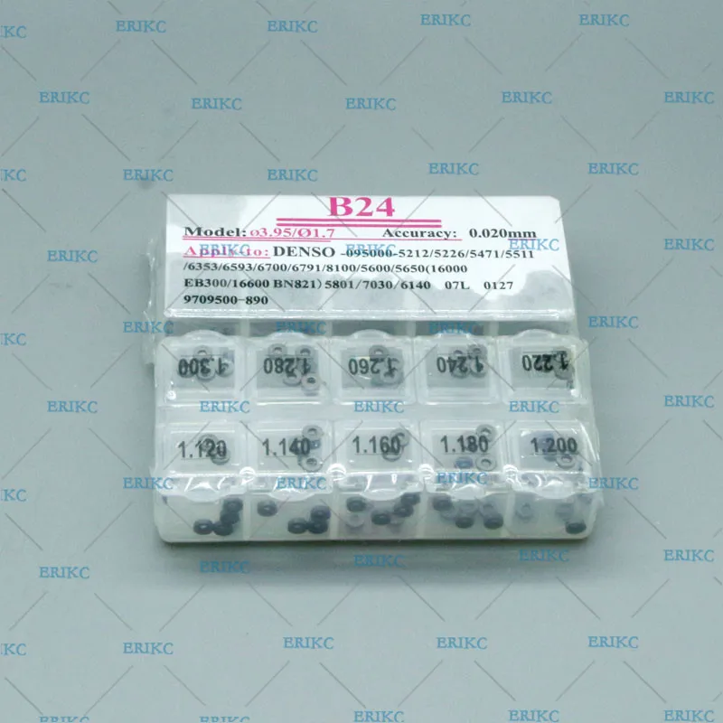 ERIKC B24 дизельное топливо впрыска Калибровочные шайбы и общая рельсовая