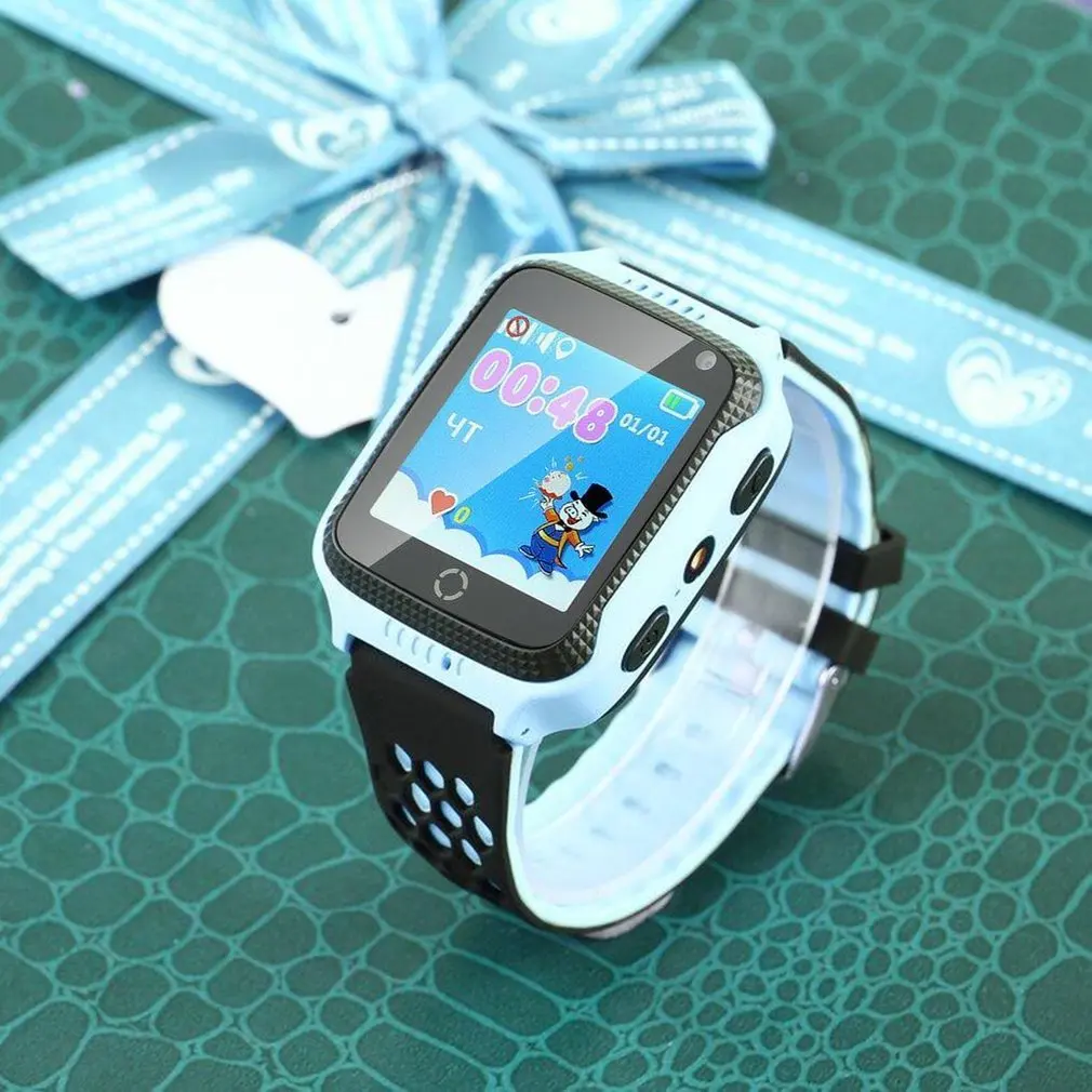 Q528 Детские Смарт часы с фонариком и камерой SOS трекер местоположения gps LBS