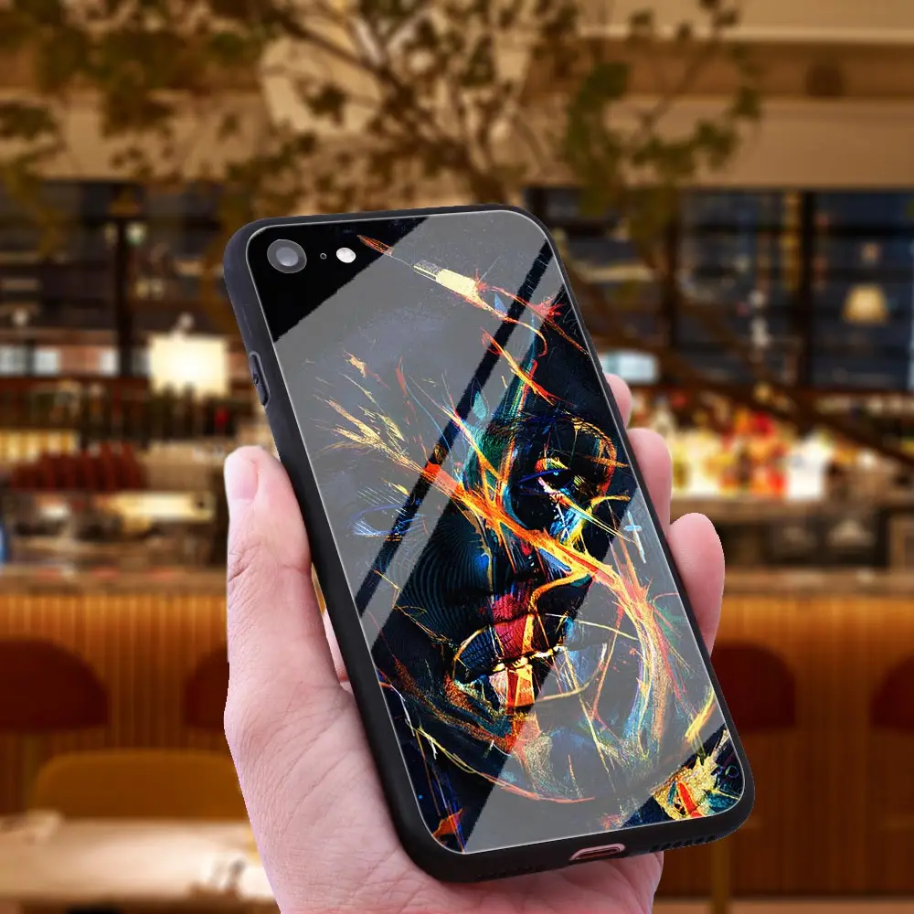 WEBBEDEPP Kodak черный Рэппер чехол из закаленного стекла для телефона Apple iPhone Xr Xs Max X или