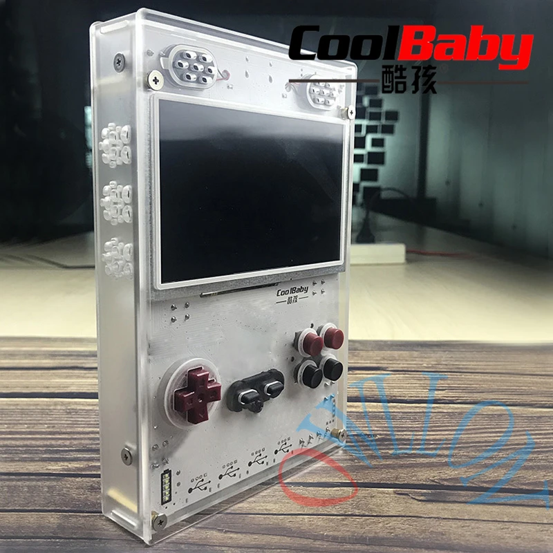 DIY 5 0 дюймовый HD экран Ручной игровой плеер с Raspberry pi вычислительный модуль 3 Lite