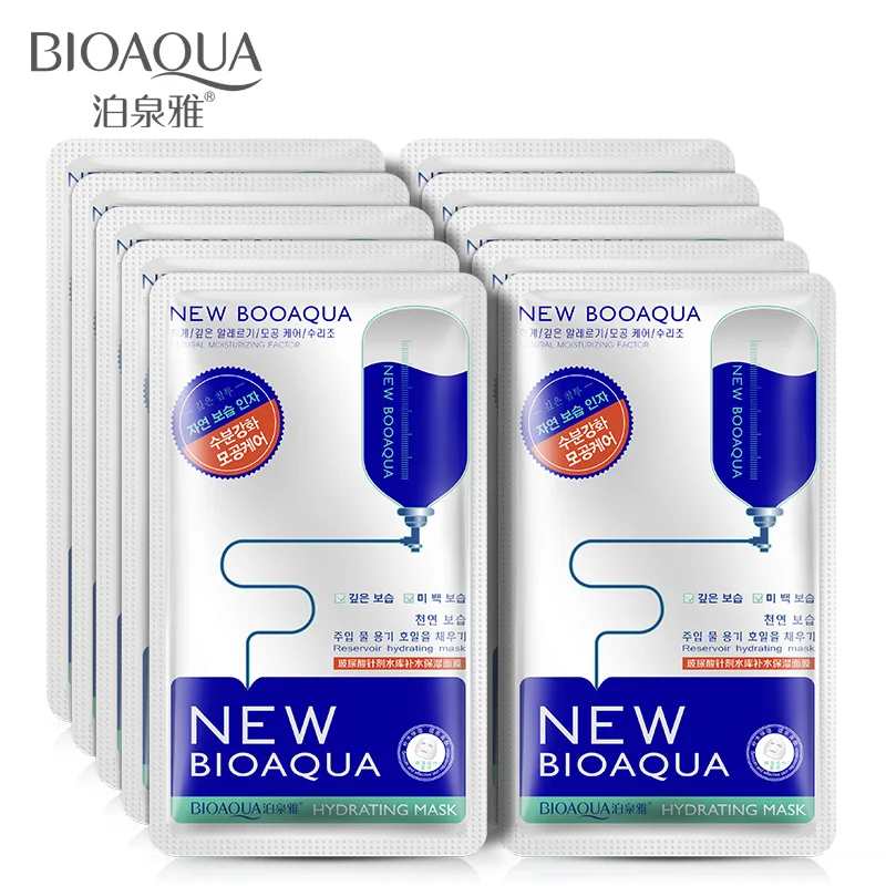 BIOAQUA Гиалуроновая кислота инъекция увлажняющая маска для лечения невидимое