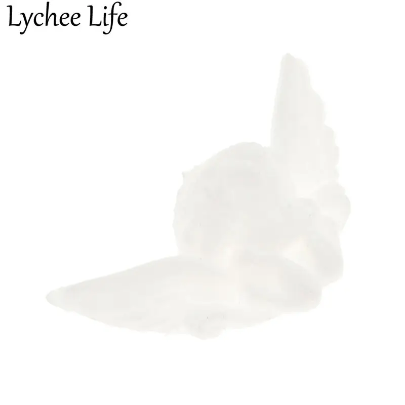 Lychee Life 12 шт. детский душ белые пластиковые крылья детские аксессуары для ношения