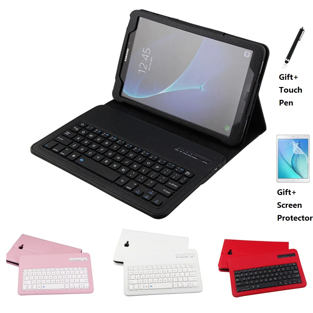 

Чехол из искусственной кожи с Bluetooth клавиатурой, чехол для Samsung Galaxy Tab A A6 10,1 2016 T585 T580 T580N, чехлы